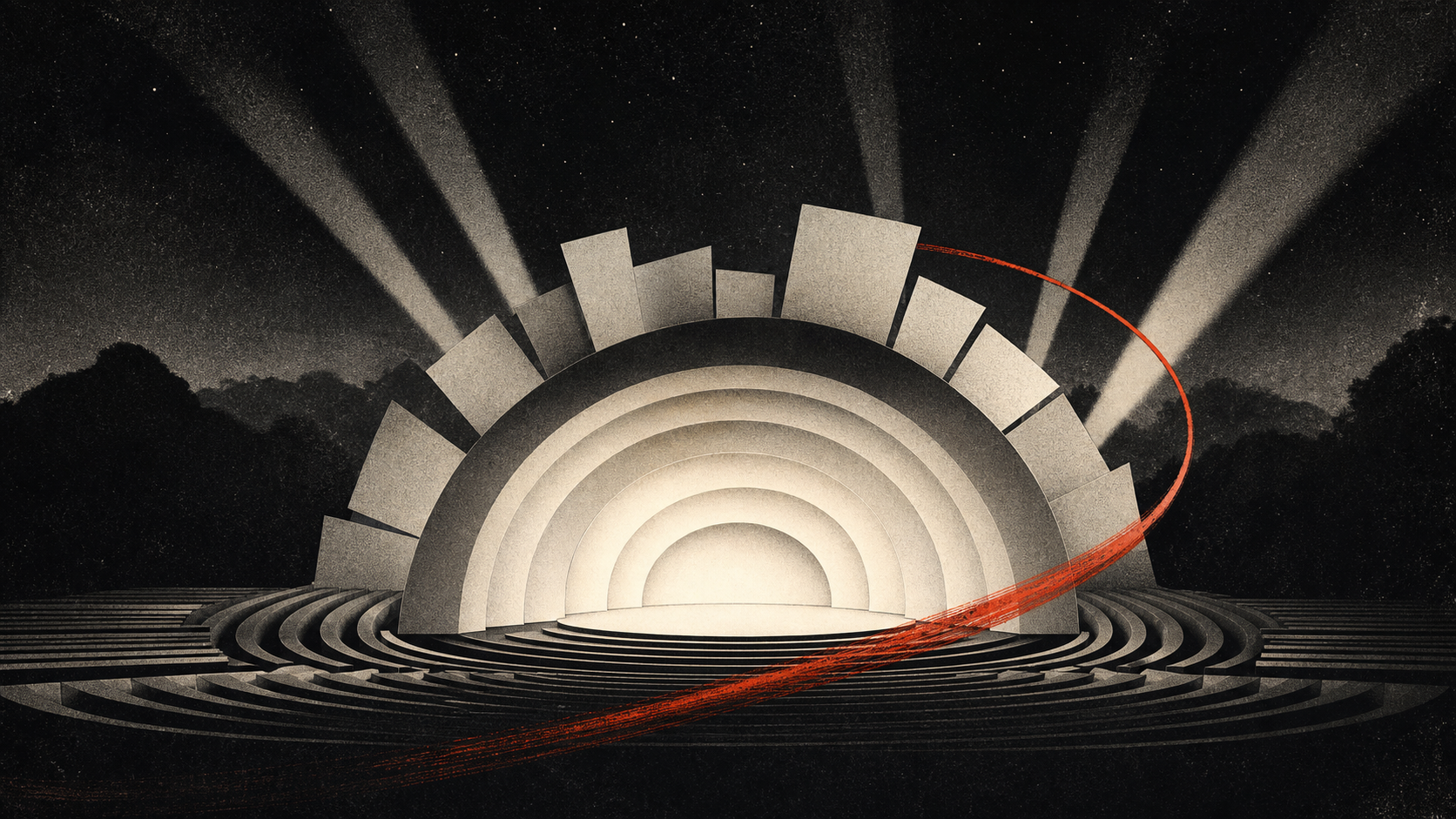 Editorial illustration for Hollywood Bowl 2026 summer season announcement: Hollywood Bowl’s 2026 Season: What a Giant Summer Lineup Actually Signals — July 20, 2026 Context Update.
