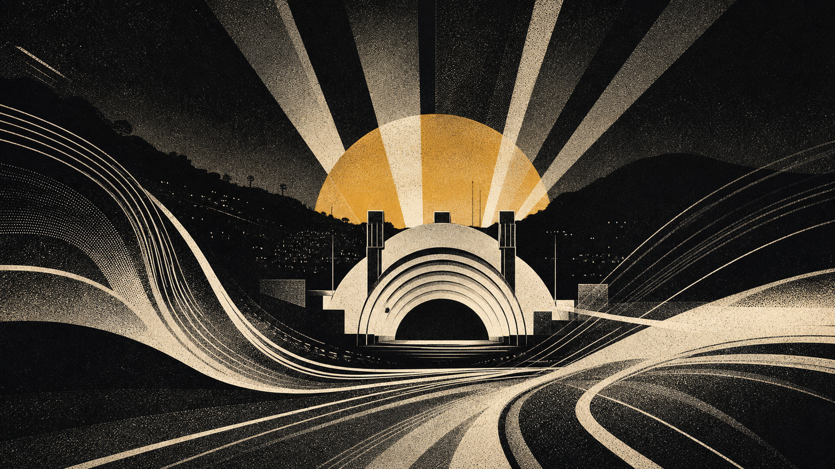 Editorial illustration for Hollywood Bowl 2026 summer season announcement: Hollywood Bowl’s 2026 Season: What a Giant Summer Lineup Actually Signals — July 28, 2026 Context Update.