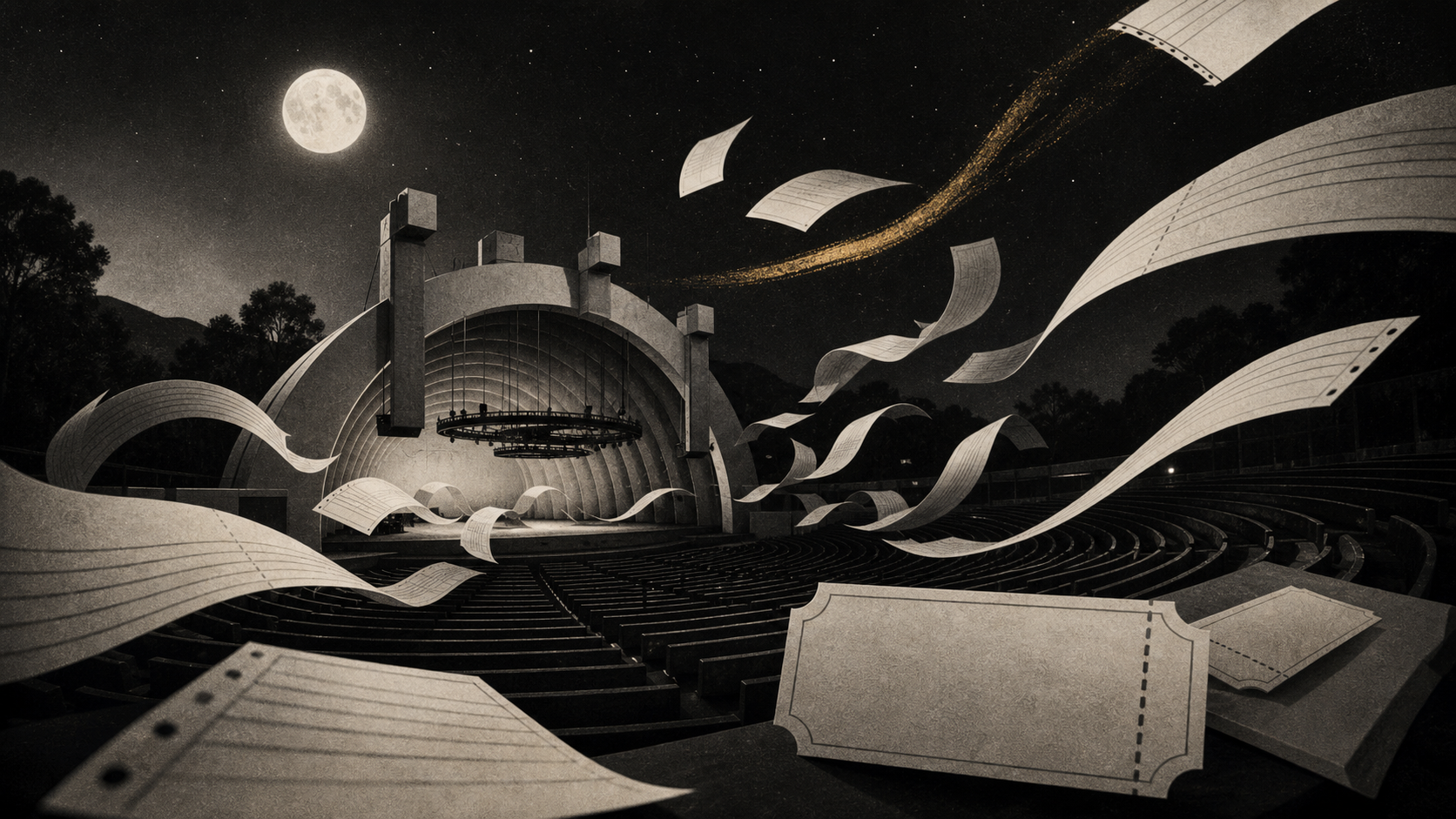 Editorial illustration for Hollywood Bowl 2026 summer season announcement: Hollywood Bowl’s 2026 Season: What a Giant Summer Lineup Actually Signals.