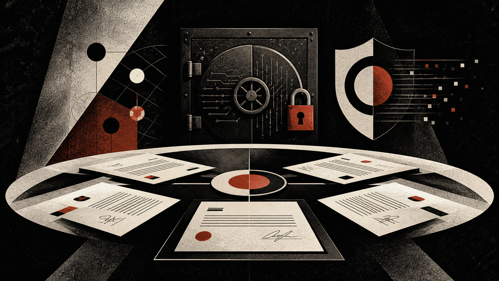 Editorial illustration for SAG-AFTRA interactive media agreement AI protections: SAG-AFTRA’s Interactive Media Agreement: What the AI Terms Actually Cover — July 23, 2026 Context Update.